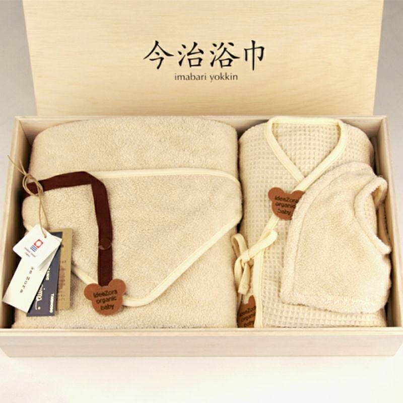 idee Zora イデゾラ オーガニック ベビー ギフトセット 木箱入り 出産