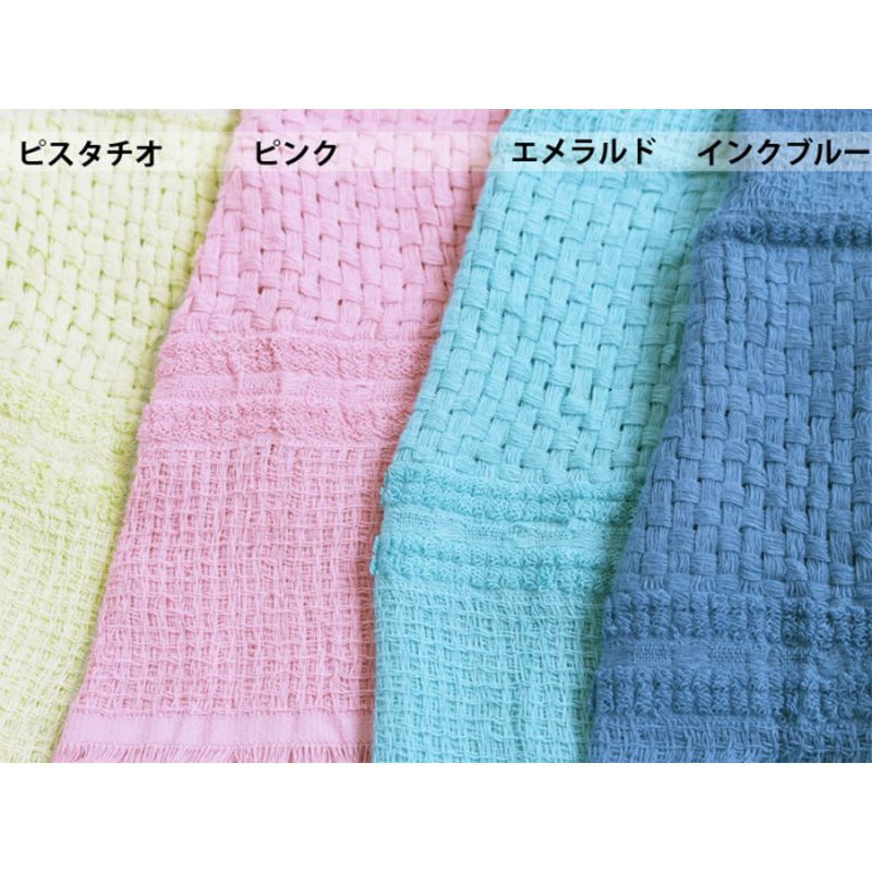 プランテーション☆20SS☆インディゴビーンズ風通JQゆったりOP☆手洗い可 idee Zora イデゾラ シーズンズ カラーズ コットンマフラー | 今治